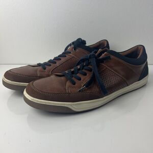 George Men’s Connor Fashion Casual Leather Lace Up Sneakers Size 11